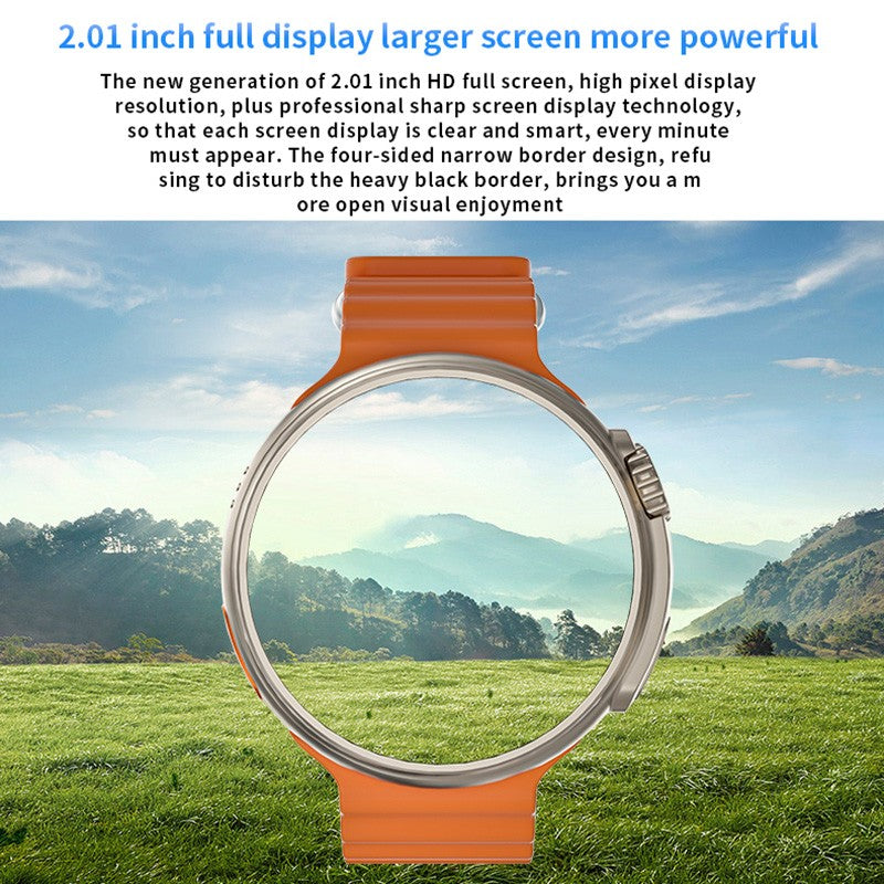GT9 Smart Watch 2.01"HD Large Screen Round shape - Latest Gadget Store